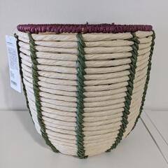 Francfranc　ピンストライプ　バスケット　Sサイズの画像
