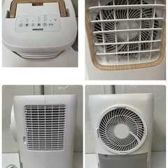 R721 ☀️ 2022年製の高年式！ YAMAZEN コンパクトクーラー YEC-M03 ⭐ 動作確認済 ⭐ クリーニング済の画像