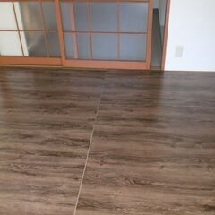 ウッドカーペット フローリングカーペット　3枚セットの画像