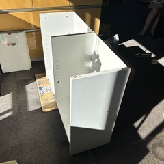 🌟【明日7/27まで】 【解体済み】大きいテーブル棚付き／作業・ミーティング・事務所に◎の画像