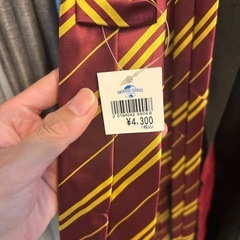 【ほぼ未使用】USJ ハリーポッター ローブ M・L＋ネクタイ2本セット／タグ付きあり／手渡し限定／個別相談OKの画像