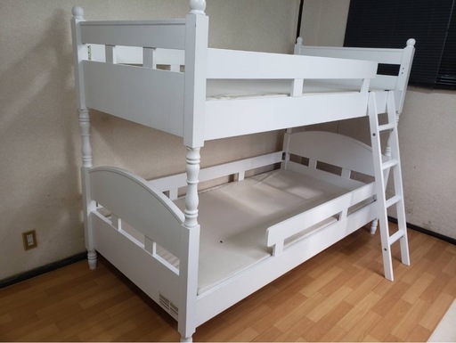 二段ベッド　専用マットレス付き