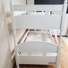 二段ベッド　専用マットレス付きの画像