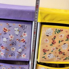 サンリオ　SANRIO 2段収納box 二段収納　3個setの画像