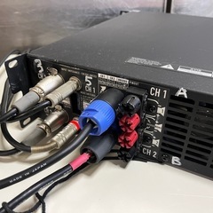 (1) QSC PLX 1602 PROFESSIONAL 1600W POWER AMPLIFIER パワーアンプ 動作確認済 中古品 ③の画像