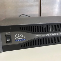 (1) QSC PLX 1602 PROFESSIONAL 1600W POWER AMPLIFIER パワーアンプ 動作確認済 中古品 ③の画像