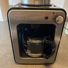 シロカ　コーヒーメーカーの画像