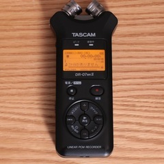 TASCAM DR-07MKII microSDカード4GB付 箱有 電池付の画像