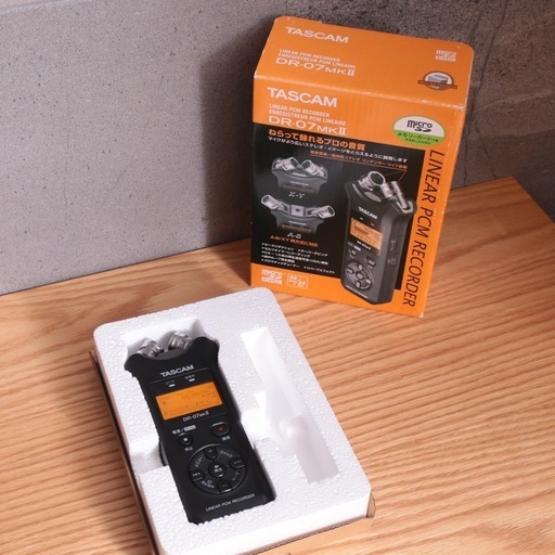 TASCAM DR-07MK2 中古品 Amazon.co.jp: TASCAM リニアPCMレコーダー 24bit/96kHz対応