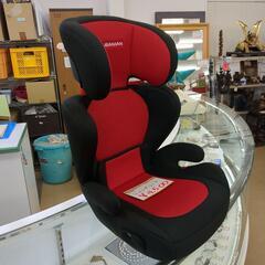 LEAMAN ジュニアシート リーマン 赤黒 衝撃吸収 チャイルドシート 【こちらは店舗です。浜村鹿野温泉ICから3分 買取本舗 宮本リサイクル 営業時間9～19時 定休日水曜のみ←連絡できませんm(_ _)m】の画像