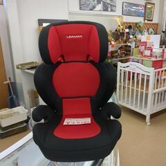 LEAMAN ジュニアシート リーマン 赤黒 衝撃吸収 チャイルドシート 【こちらは店舗です。浜村鹿野温泉ICから3分 買取本舗 宮本リサイクル 営業時間9～19時 定休日水曜のみ←連絡できませんm(_ _)m】の画像