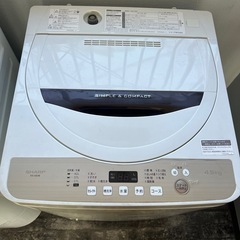 【配達あり】シャープ洗濯機ES-GE4B-Cの画像