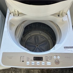 【配達あり】シャープ洗濯機ES-GE4B-Cの画像