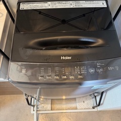 洗濯機haier  取引完了の画像