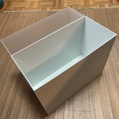 無印収納ボックス 2個セット ホワイト・半透明の画像