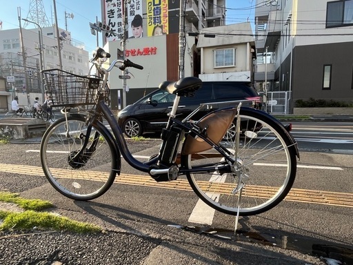 中古ブリヂストン電動アシスト自転車ベルト式B200 大阪 (となり