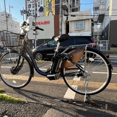中古24インチPanasonic電動アシスト自転車8Ah 大阪 (となりの樹