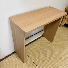 スリム　シンプル　デスク　テーブル　カウンターの画像