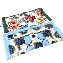 未使用 FEILER LAURA ASHLEY ハンカチ 4枚セット 花柄 綿の画像