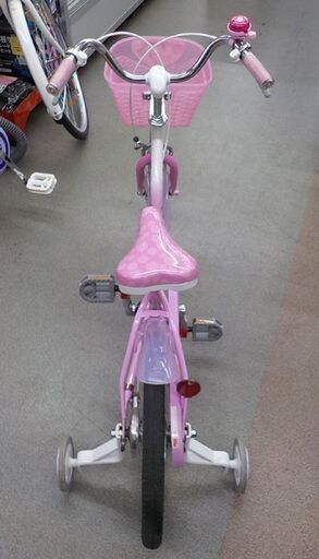 子供用自転車 18インチ ディズニープリンセス ピンク ヘルメット