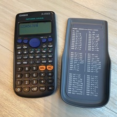 CASIO 関数電卓 fx-373ES（ケース付き） 美品　の画像