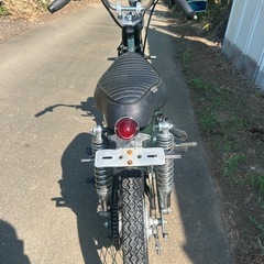 【動画あり】カブ50 チョッパーカスタム　タイヤ前後新品　社外マフラーホンダの画像
