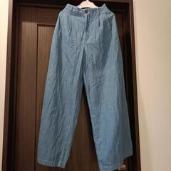 デニム ワイドパンツ