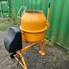 電動コンクリートミキサー PCM420 ドラム容量120L 練り量50L 　USEDの画像
