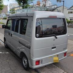 軽バン（スズキエブリイ）車検R9.2月 2人乗りETC 4WDルーフキャリア付きの画像