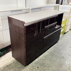A1405🌟激安‼️ニトリキッチンカウンターキッチンボード食器棚レンジ台　2020年製🌟の画像
