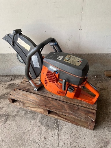 ハスクバーナ　エンジンカッター　コンクリートカッター　K960 2スト94cc 動作品