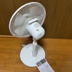 リビング扇風機★YUASA★取説付★タイマー付★ホワイト★扇風機の画像