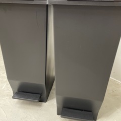 ゴミ箱　黒　2個の画像