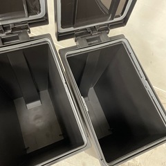 ゴミ箱　黒　2個の画像