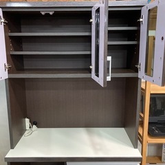 レンジボード キッチンボード 幅90cm 中古の画像