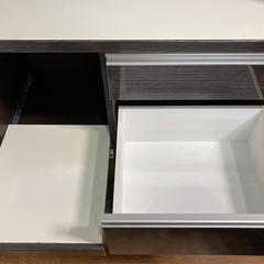 レンジボード キッチンボード 幅90cm 中古の画像