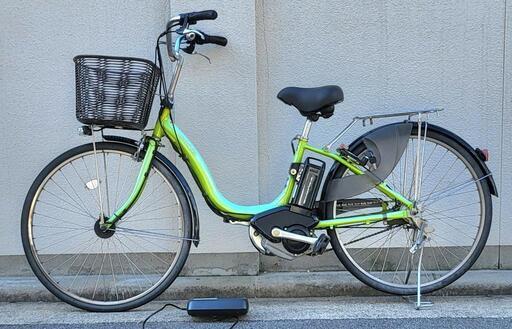 大阪府　ヤマハ電動アシスト自転車 チャイルドシート付き 青　バッテリー8.7ah 大阪府 ヤマハ電動アシスト自転車 チャイルドシート付き 青