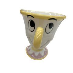 186000 現状品 Disney ディズニー 食器 美女と野獣　ポット夫人　チップ ティーポット&カップ [A1000025395661A]の画像