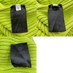 186005 現状品 BALENCIAGA バレンシアガ BALENCIAGA ワンピース バックロゴニット ワンピース グリーン Sサイズ [A1000025373904A]の画像