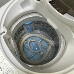 激安大特価!! TOSHIBA 5.0kg 全自動電気洗濯機 AW-5G6(W) 2019年の画像