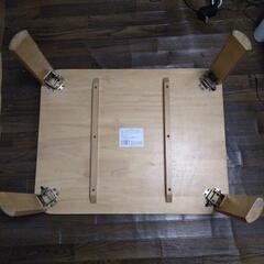 中古　DCM 木製折れ脚　たたみ　テーブル 70×55×32cmの画像