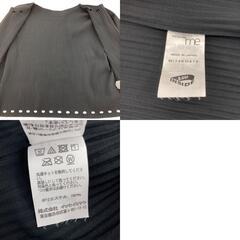 199990 現状品 me by ISSEY MIYAKE ミーバイイッセイミヤケ カーディガン ブラック ポリエステル レディース [A1000025371870A]の画像