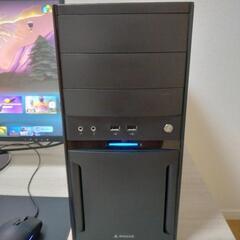 ゲーミングパソコンフルセットi3-8100/GTX1050/24インチモニターの画像