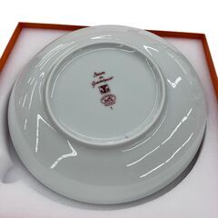 186000 HERMES エルメス 食器 ガダルキヴィール パンプレート ホワイト（チェリーブロッサム） [A1000025380698A]の画像