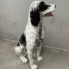 ダルメシアン　玄関置物　ワンちゃんの画像