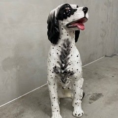 ダルメシアン　玄関置物　ワンちゃんの画像