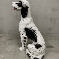 ダルメシアン　玄関置物　ワンちゃんの画像