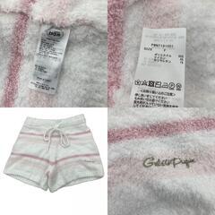 186005 現状品 gelato pique ジェラアトピケ ルームウェア・パジャマ ルームウェア　セットアップ　ピンク　ボーダー柄　フリーサイズ [250128HM270194]の画像