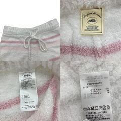 186005 現状品 gelato pique ジェラアトピケ ルームウェア・パジャマ ルームウェア　セットアップ　ピンク　ボーダー柄　フリーサイズ [250128HM270194]の画像