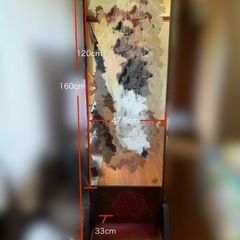 姿見　全面鏡　鎌倉彫　和風鏡の画像